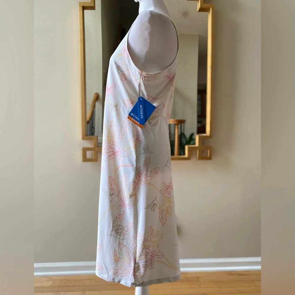 Columbia Women’s PFG Freezer III Dress Tiger Lily print New with Tags sz Large - Picture 2 of 14